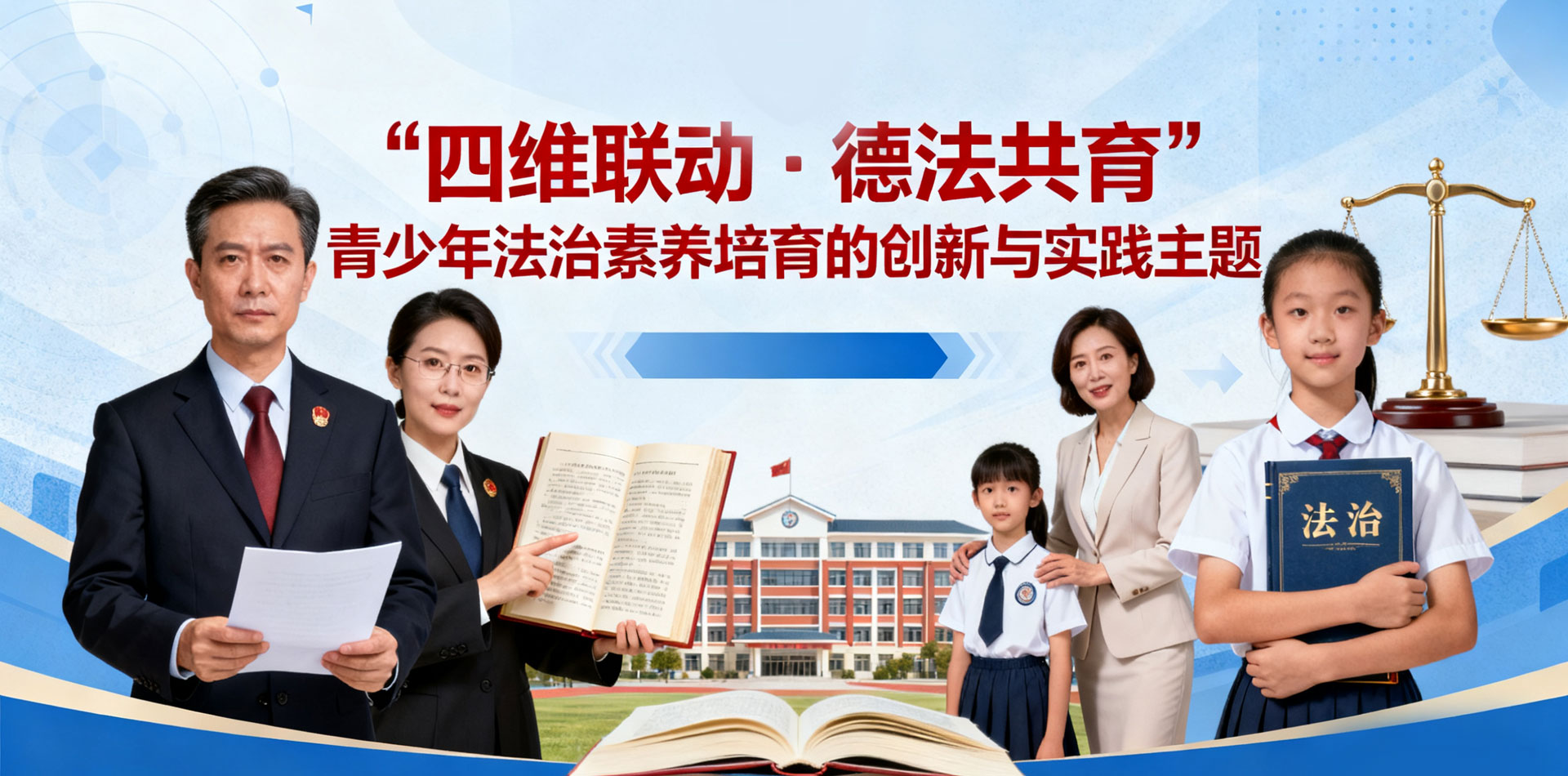 四维联动·德法共育